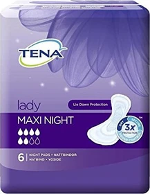 Tena Lady Discreet Maxi Night Hygieneeinlage,     6 Stück