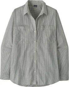 Patagonia Lightweight A/C Hemd langarm solstice stripe: smolder blue (Damen)