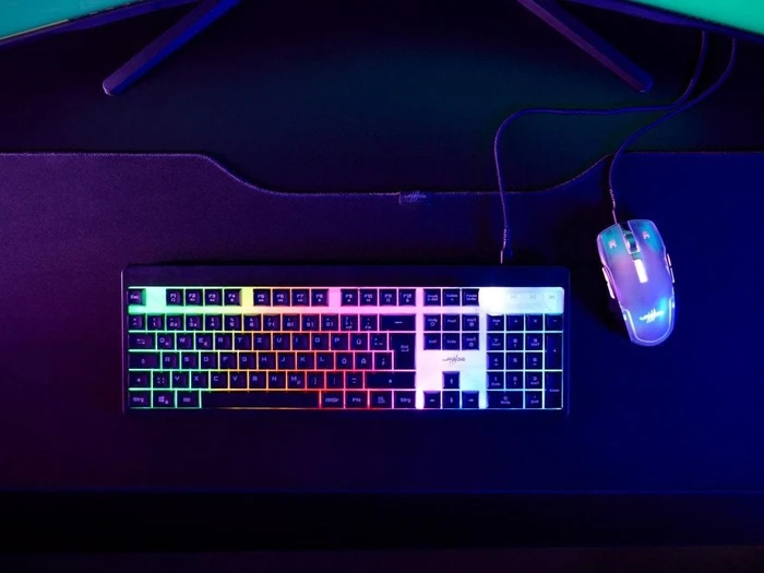 Hama uRage Exodus 215 Illuminated Gaming Tastatur, schwarz, USB, DE
