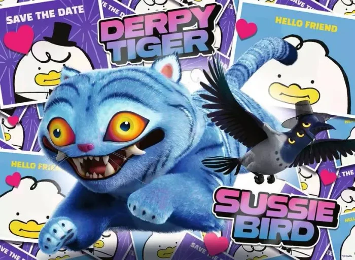 Ravensburger KPop Demon Hunters - Derpy Tiger & Sussie Bird