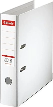 Esselte No. 1 Ordner 2-Ring Plastik, 75mm, A4, weiß