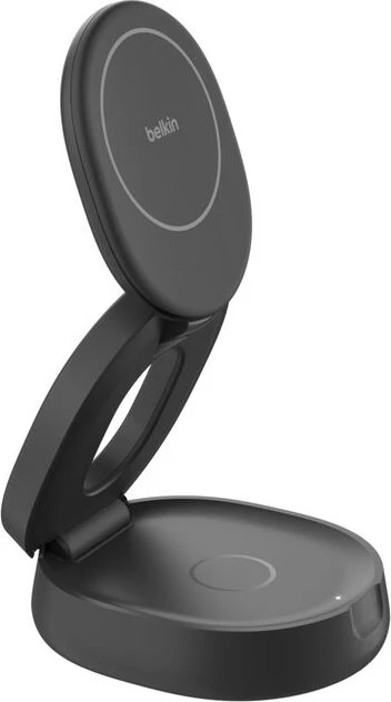 Belkin BoostCharge Magnetische 2-in-1-Ladestation mit Qi2 (15 W) schwarz