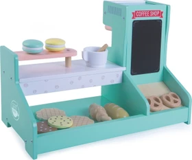Bayer Chic 2000 Kaufladen aus Holz mit Kaffeemaschine
