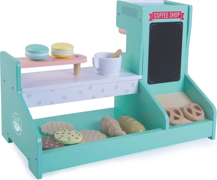 Bayer Chic 2000 Kaufladen aus Holz mit Kaffeemaschine