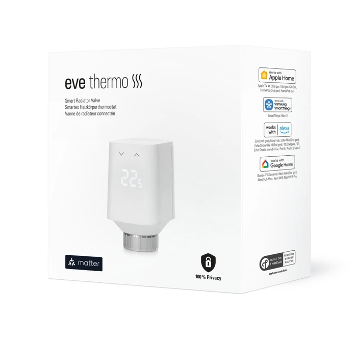 Eve Thermo 2025 (5. Generation/Matter) Heizkörperthermostat, Heizungssteuerung