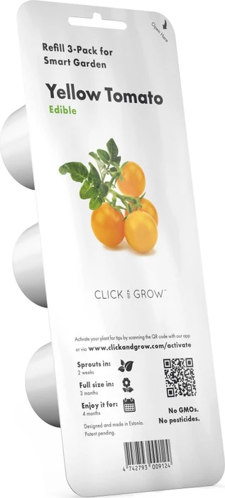 Click & Grow Pflanzkapsel Gelbe Tomaten, 3 Stück