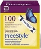 Abbott FreeStyle Blutzucker-Teststreifen, 100 Stück