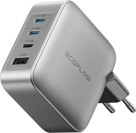 EcoFlow Rapid Pro GaN Charger 140W silber
