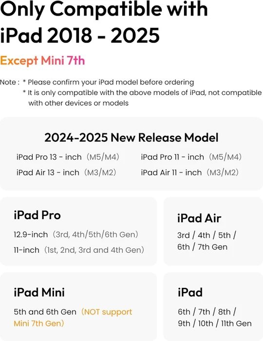 Metapen Air 8 Pro X iPad Pencil mit Air-Flex-Spitze, orange