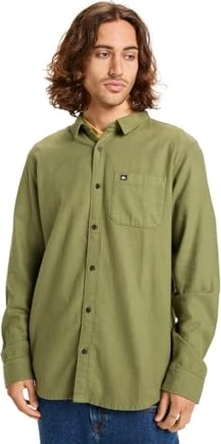Quiksilver Motherfly Solid Hemd langarm loden green (Herren)