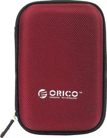 Orico 2.5" HDD Protection Bag, Tasche für externe Festplatte, 2.5", rot