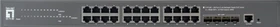 LevelOne GTP Rackmount Gigabit Managed Switch, 24x RJ-45, 4x SFP+, 400W PoE+ (GTP-2871)
