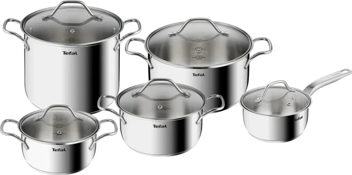 Tefal B864SA74 Intuition Kochgeschirr-Set, 10-tlg.