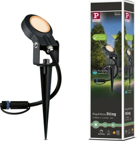 Paulmann Plug & Shine Sting 6.3W Gartenspot anthrazit