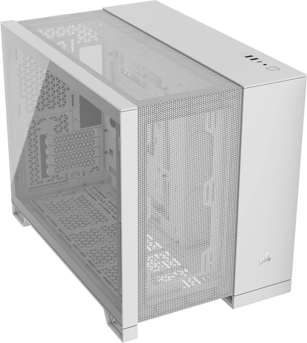 Corsair 2500D Airflow, weiß, Glasfenster