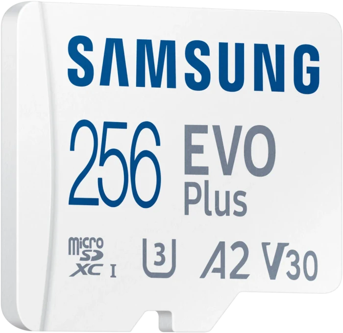 Samsung EVO Plus 2024 R160 256GB Kit, UHS-I U3, A2, Class 10