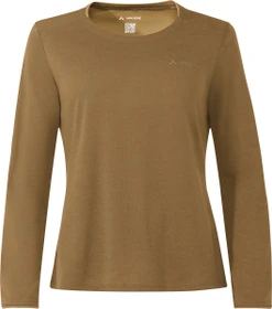 Vaude Essential Funktionsshirt langarm peanut butter (Damen)