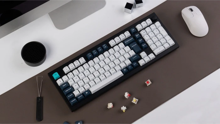 Keychron Q5 Max, Carbon Black, 96%, LEDs RGB, hot-swap, Gateron Jupiter BROWN, USB/Bluetooth, DE