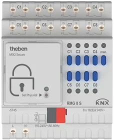 Theben RMG 8 S KNX 8-fach, 16A, 4TE REG, Schaltaktor (4930220)