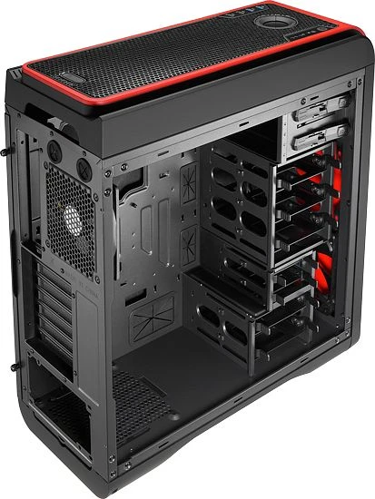 AeroCool DS 200 Red Edition, schallgedämmt