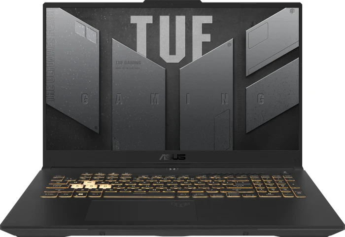 ASUS TUF Gaming F17 FX707ZR-HX002W, Mecha Gray, Core i7-12700H, 16GB RAM, 1TB SSD, GeForce RTX 3070, DE