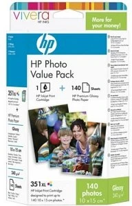 HP Tinte 351 XL Value Photo Pack