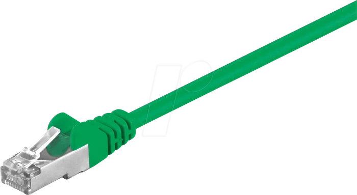 goobay Patchkabel, Cat5e, F/UTP, RJ-45/RJ-45, 1.5m, grün