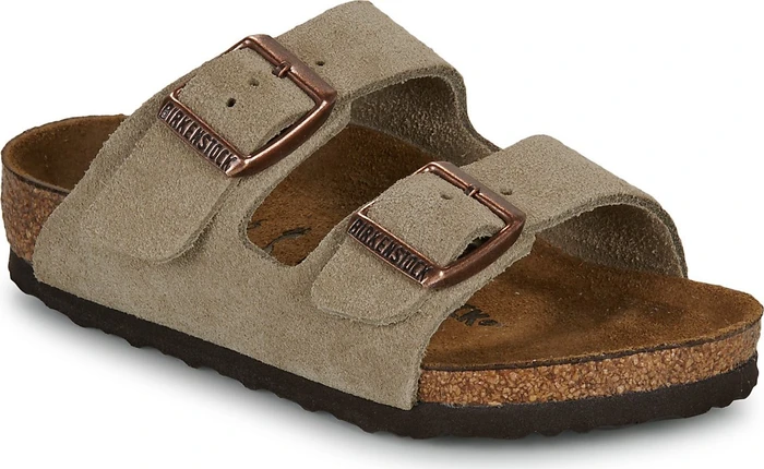 Birkenstock Arizona Veloursleder taupe (Junior)