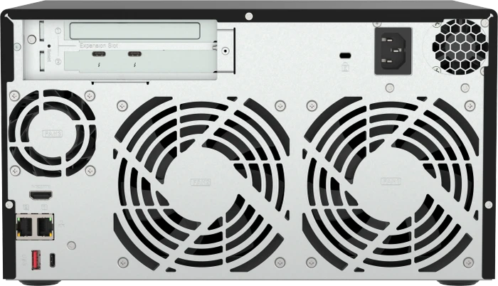 QNAP QuTS hero TVS-h874T-i7-32G 128TB, 32GB RAM, 2x RJ-45 2.5GBase-T, 2x Thunderbolt 4 / USB4