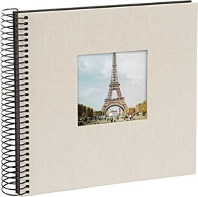 Goldbuch Spiralalbum Bella Vista 20x20 schwarze Seiten hellgrau