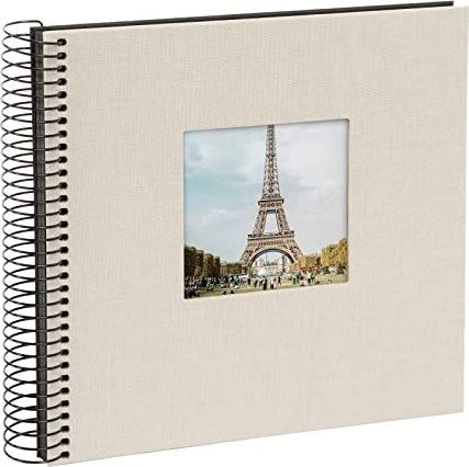 Goldbuch Spiralalbum Bella Vista 20x20 schwarze Seiten hellgrau