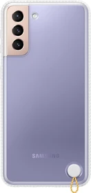 Samsung Clear Protective Cover für Galaxy S21+ weiß