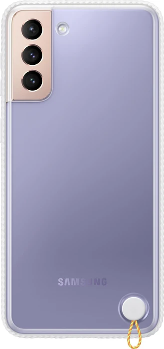 Samsung Clear Protective Cover für Galaxy S21+ weiß