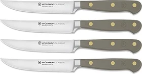 Wüsthof Classic Steakmesser 12cm velvet oyster, 4 Stück