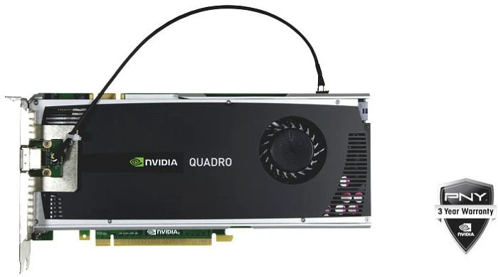 PNY Quadro 4000 Mac Edition, 1.75GB GDDR5, DVI, S-Video, DP