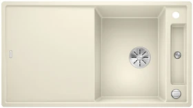 Blanco Axia III 5 S InFino Einbau Becken reversibel mit Ablauffernbedienung jasmin inkl. Glasschneidbrett
