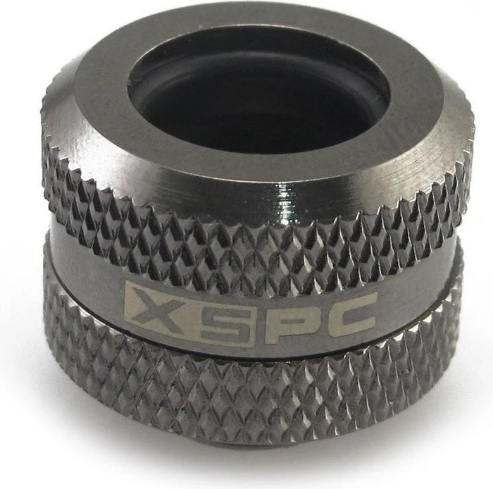 XSPC Rohranschluss G1/4" auf 14/10mm, schwarz verchromt