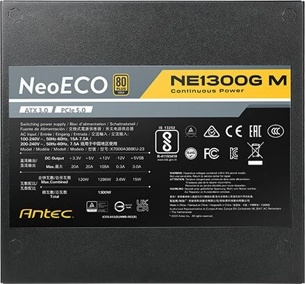 Antec Neo Eco Gold Modular NE1300G M 1300W, ATX 3.0