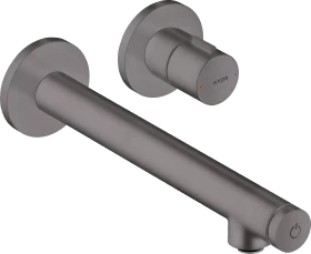 Hansgrohe Axor Uno Unterputz für Wandmontage Select mit Auslauf 221mm brushed black chrome