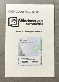 Microsoft Windows 2000 Server, 5 User CAL, DSP/SB (deutsch) (PC) (C78-00688)