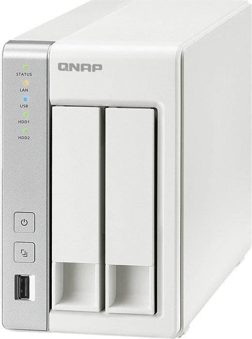 QNAP Turbo Station TS-220, 512MB RAM, 1x RJ-45 1000Base-T, 2x USB-A 3.0