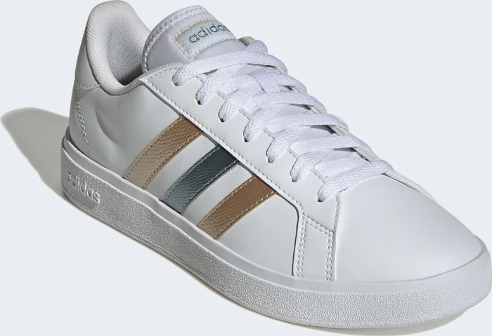 adidas Grand Court Base 2.0 cloud white/magic grey met/wonder gold met. (Herren)