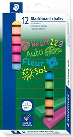 Staedtler 2360 Tafelkreide 12mm, 12 Farben
