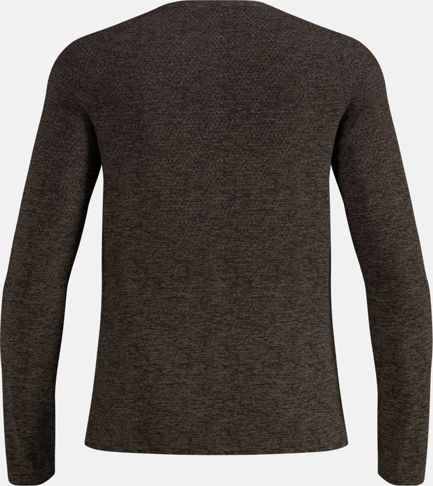 Odlo Essentials Seamless Laufshirt langarm brown granite melange (Herren)