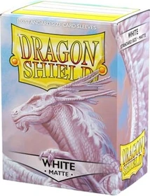 Dragon Shield Matte Sleeves Standard white, 100 Stück