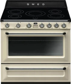 Smeg Victoria TR90IP2 Gasherd mit Induktionskochfeld
