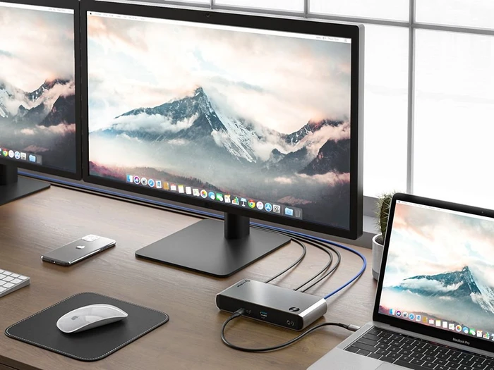 Alogic Turbo Docking Station Dual Display, Space Grey, Thunderbolt 3 [Buchse]