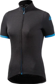 adidas Supernova Climachill Trikot kurzarm black mel/solar blue (Damen)