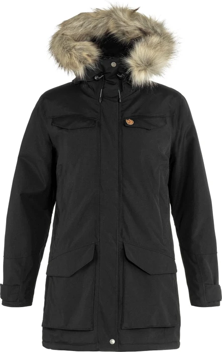 Fjällräven Nuuk Modell 2022 Funktionsmantel schwarz (Damen)