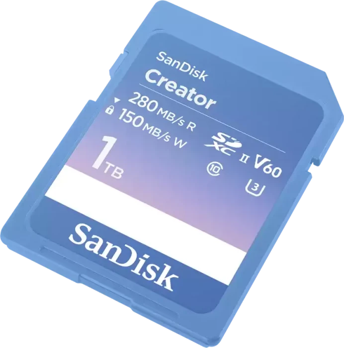 SanDisk Creator R280/W150 1TB, UHS-II U3, Class 10